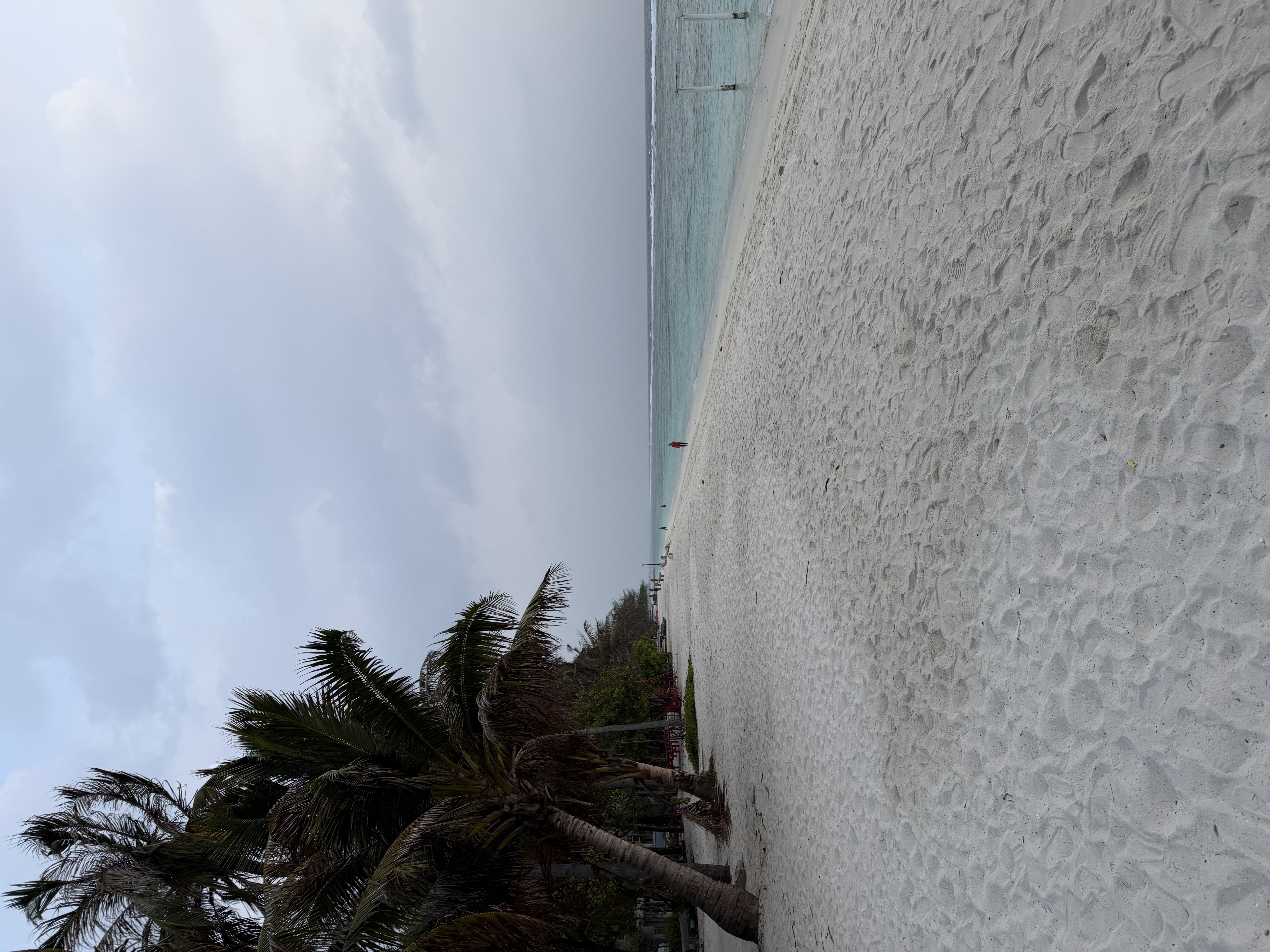 Sandy beach in Maldives