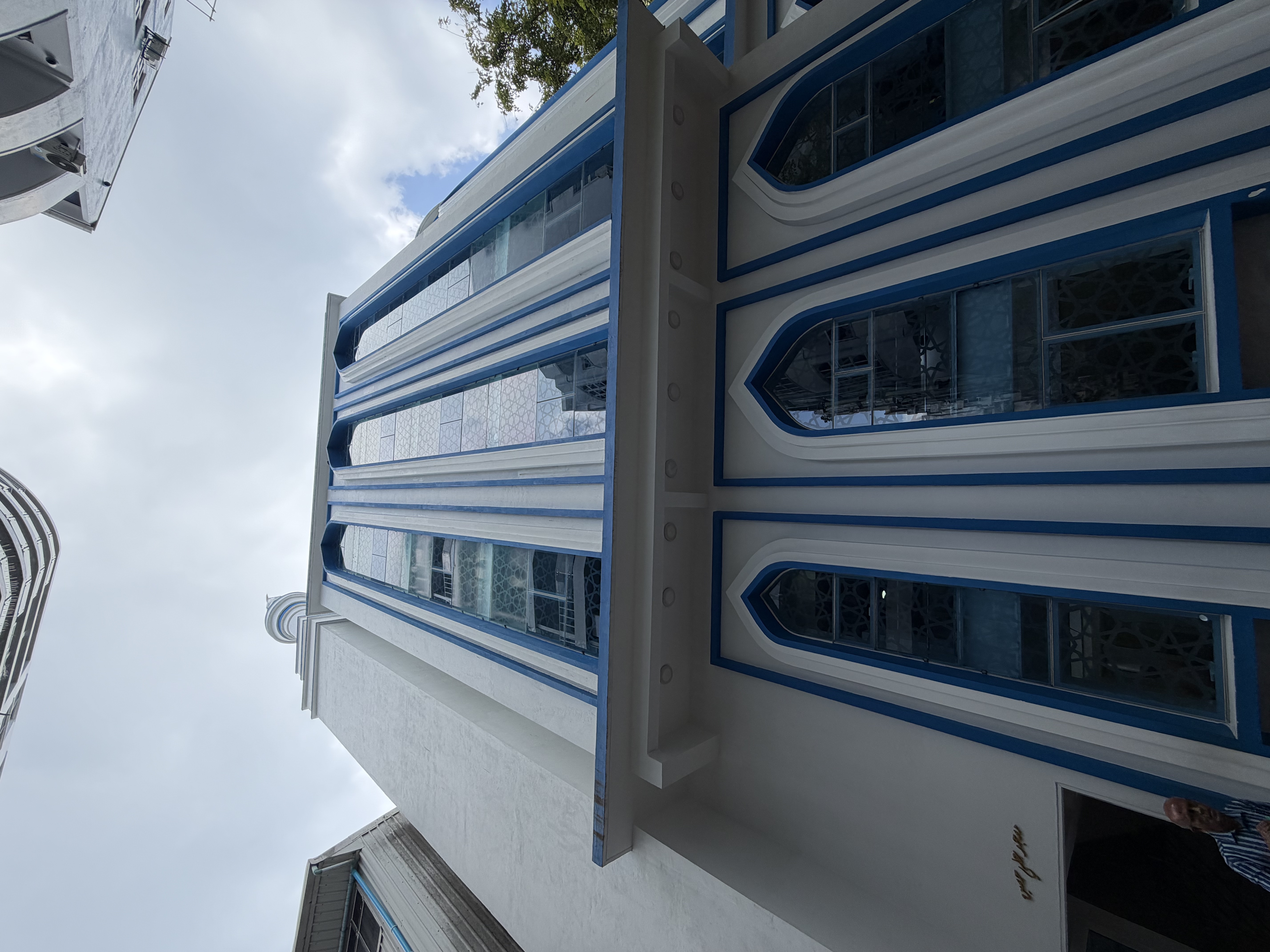 Blue mosque in Maldives